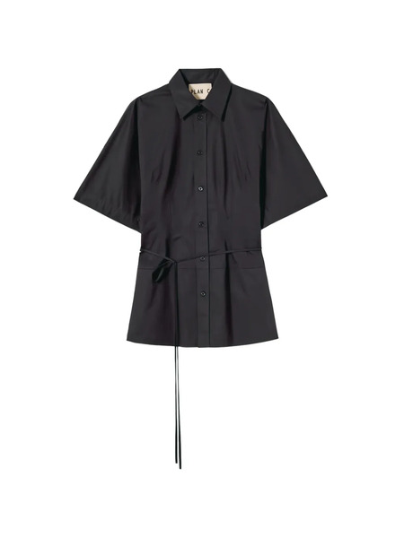  Plan C Popeline Shirt - Black 