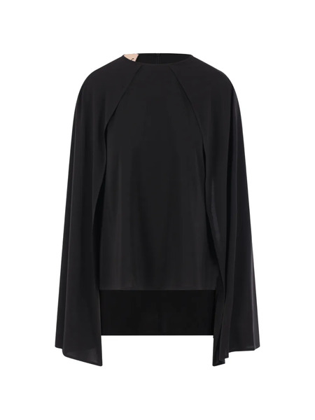  Plan C Scarf Blouse - Black 