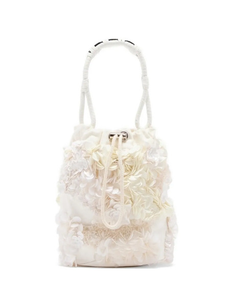  Plan C Sequins Bucket Bag - White 