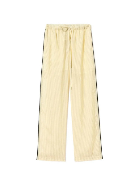  Plan C Striped Trousers - Neutrals 