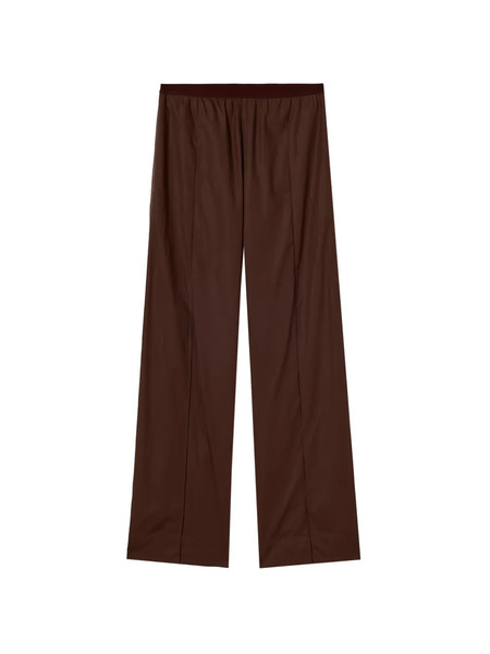  Plan C Wide-leg Trousers - Brown 