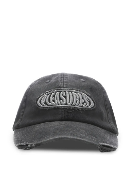  Pleasures Embroidered Rip Cap - Black 