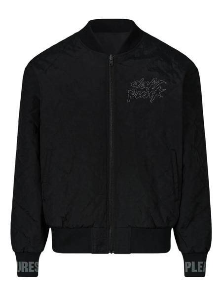  Pleasures Graphic-print Reversible Bomber Jacket - Black 