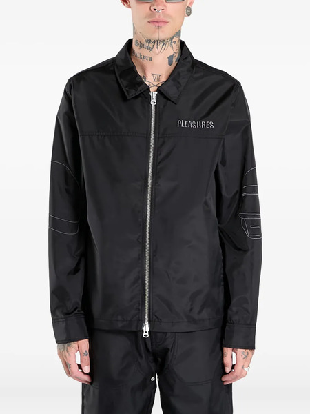  Pleasures Helmets Nylon Work Jacket - Black 