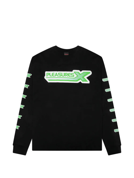  Pleasures Long-sleeve Logo T-shirt - Black 