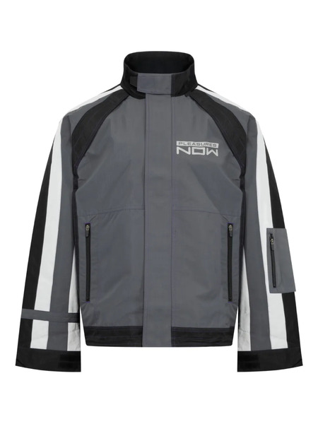  Pleasures Tactical Moto Zip Jacket - Grey 