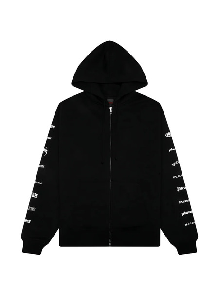  Pleasures Wordmark Zip Hoodie - Black 