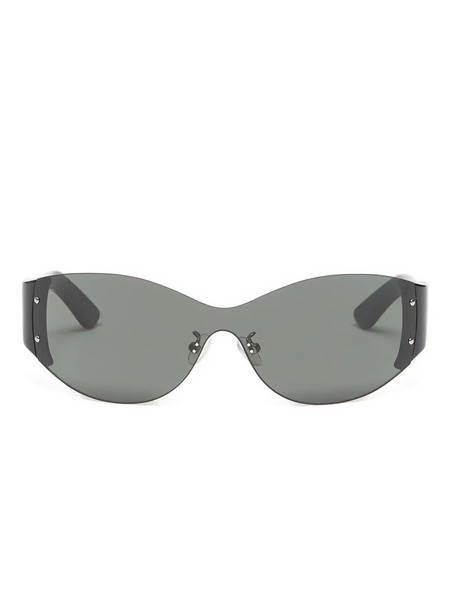  Pleasures Wrap-frame Sunglasses - Black 