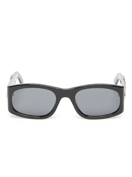  Pleasures X Akila Eazy Rectangular-frame Sunglasses - Black 