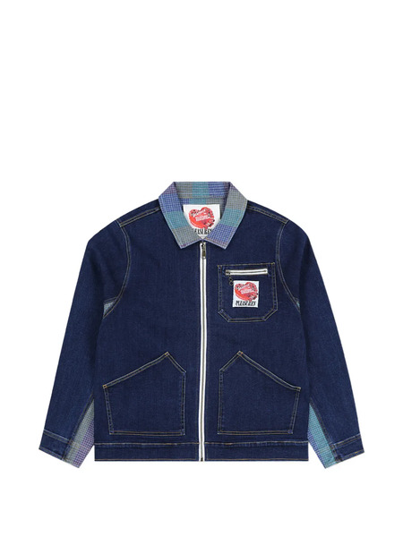  Pleasures X Richard Bernstein Cake Denim Jacket - Blue 