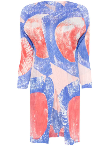  Pleats Please Issey Miyake Backlight Coat - Blue 