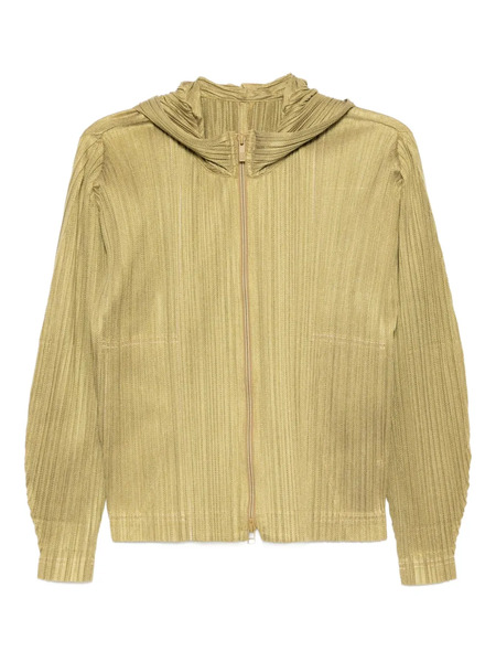  Pleats Please Issey Miyake Pleated Jacket - Green 