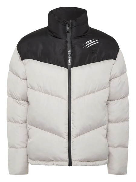  Plein Sport Colour-block Puffer Jacket - Neutrals 