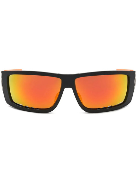  Plein Sport Fierless Rectangle-frame Sunglasses - Orange 