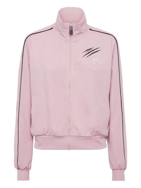  Plein Sport Logo-patch Zip-up Jacket - Pink 