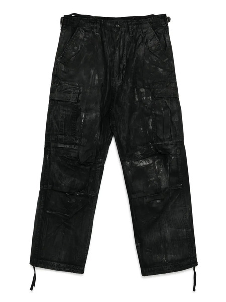  P.l.n. Cotton Trousers - Black 