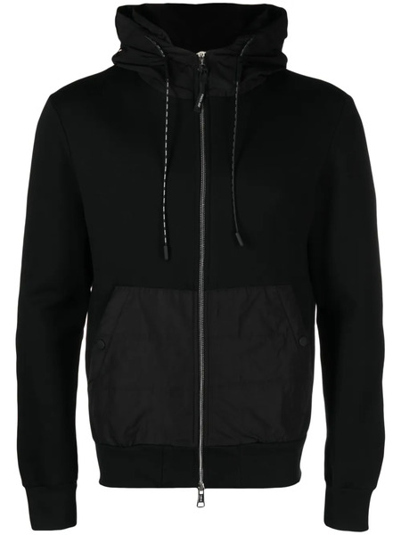  Pmd Panelled Drawstring-hood Jacket - Black 