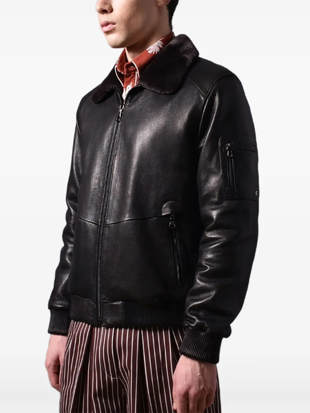  Poche Paris Aviator-style Jacket - Black 