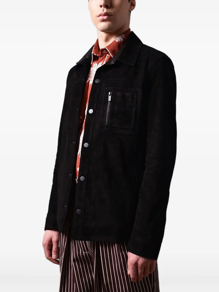  Poche Paris Button-up Jacket - Black 