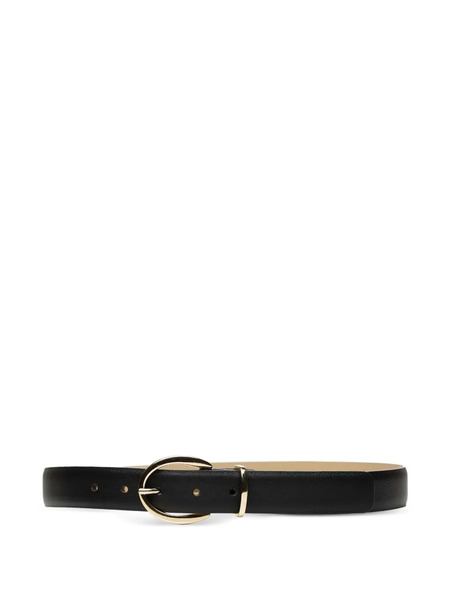 Poche Paris Leather Belt - Black 