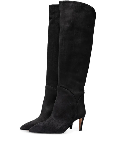  Poche Paris Pointed Boots - Black 