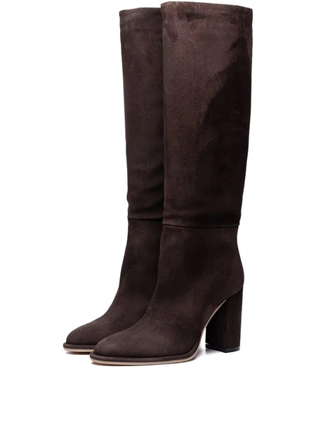  Poche Paris Pointed-toe Boots - Brown 