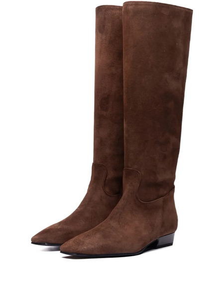  Poche Paris Square-toe Boots - Brown 