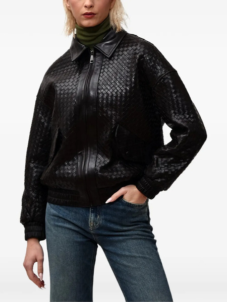  Poche Paris Woven Jacket - Brown 