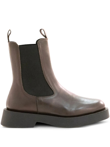  Poeve Elastic-panel Boots - Brown 