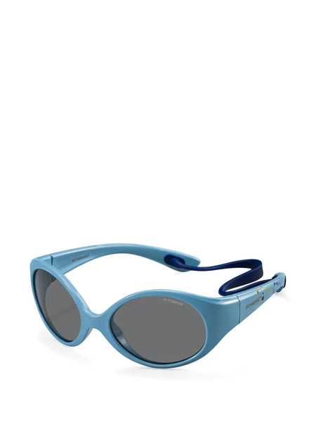  Polaroid Pld 8010/s Round-frame Sunglasses - Blue 