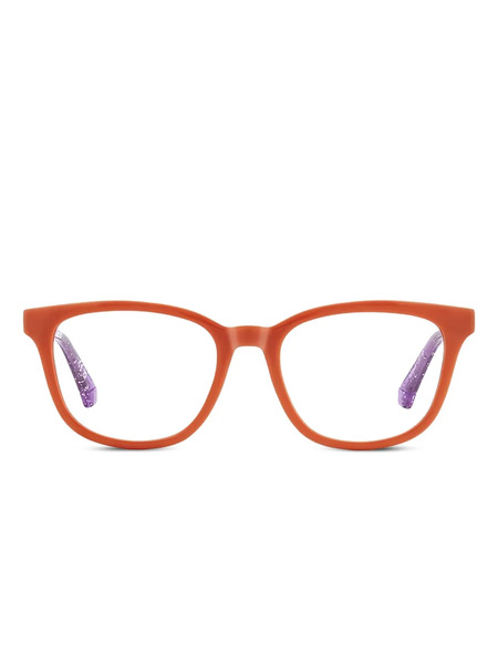  Polaroid Rectangular-frame Glasses - Red 