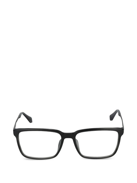  Police Rectangle Frame Eyeglasses - Black 