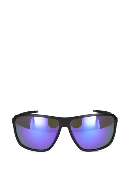  Police Rectangle Logo Sunglasses - Black 