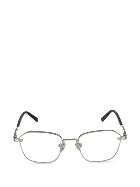  Police Shiny Geometric-frame Eyeglasses - Silver 