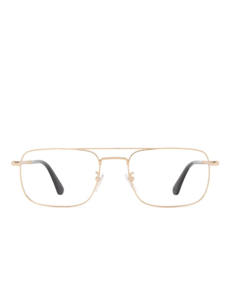  Police Square-frame Glasses - Gold 