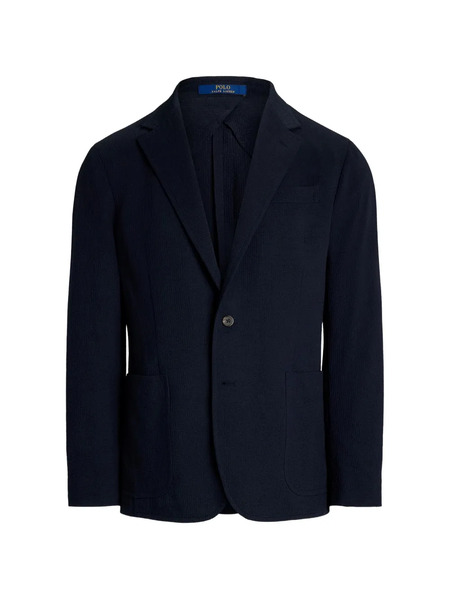  Polo Ralph Lauren Button Patch Pockets Blazer - Blue 
