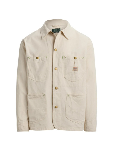  Polo Ralph Lauren Buttoned Patch-pocket Jacket - Neutrals 