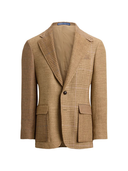  Polo Ralph Lauren Checked Herringbone-pattern Blazer - Brown 