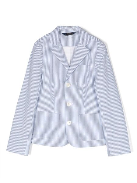  Polo Ralph Lauren Kids Vertical-stripe Pattern Blazer - Blue 