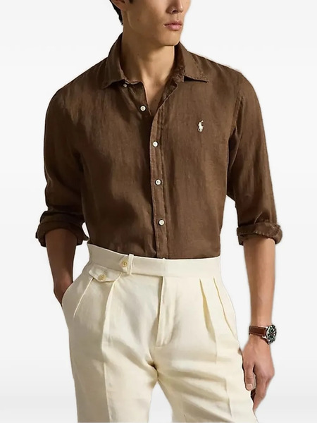  Polo Ralph Lauren Logo Shirt - Brown 