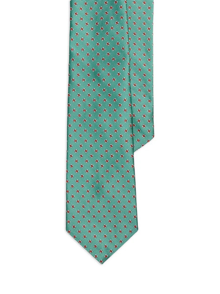  Polo Ralph Lauren Patterned Silk Tie - Green 