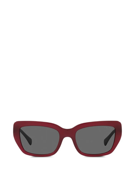  Polo Ralph Lauren Rectangle-frame Sunglasses - Red 