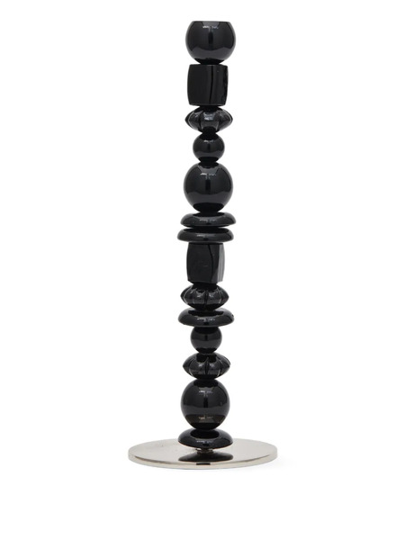  Polspotten Beads Candle Holder (34cm X 12cm) - Black 