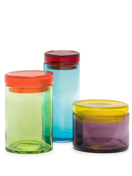 Polspotten Caps & Jars Set - Orange 