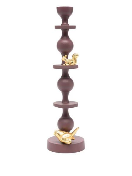  Polspotten Climbing Pole Candle Holder (h37cmxw10) - Brown 