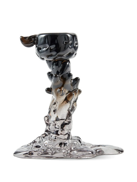  Polspotten Dripping Resin Candle Holder - Black 