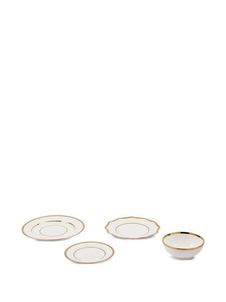  Polspotten Golden Finds Dinnerware Set (four-piece-set) - White 
