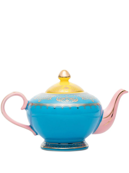  Polspotten Grandpa Glazed Teapot (700ml) - Blue 