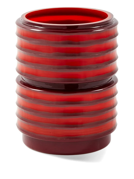 Polspotten Medium Layer Vase (27 Cm) - Red 