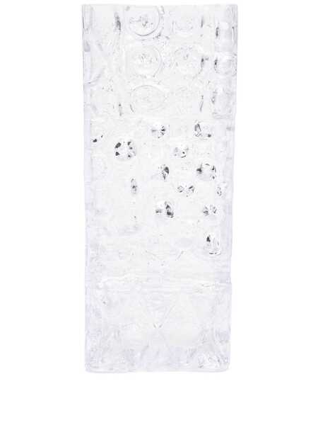  Polspotten Relief Glass Vase (34cm X 16cm) - Neutrals 